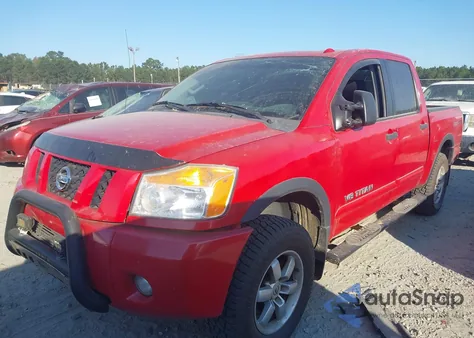 2012 Nissan Titan Pro-4X из США, поврежденный, VIN 1N6BA0ECXCN322271